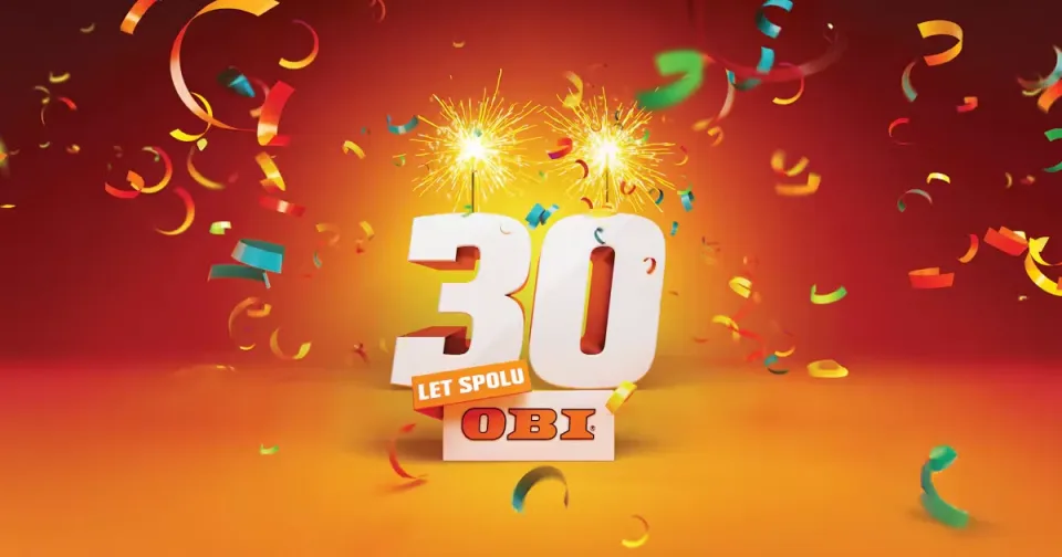 OBI slaví 30 let v České republice