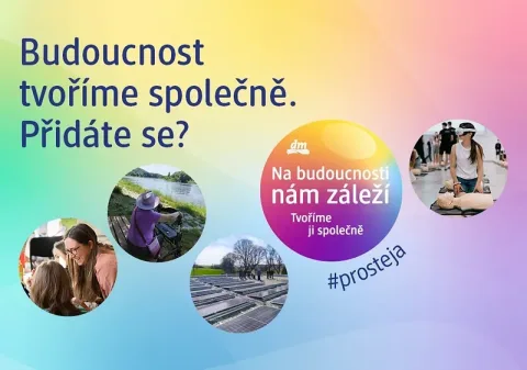První pomoc pro nejmenší, méně osamělých seniorů, podpora nových pedagogů nebo lokálně sdílená elektřina. Čtyři projekty, čtyři různé příběhy. Který z nich získá největší podporu zákazníků dm?