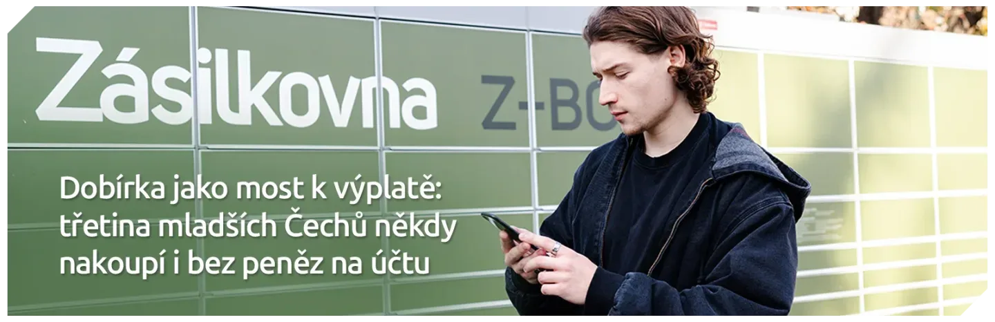 Dobírka jako most k výplatě: třetina mladších Čechů někdy nakoupí i bez peněz na účtu