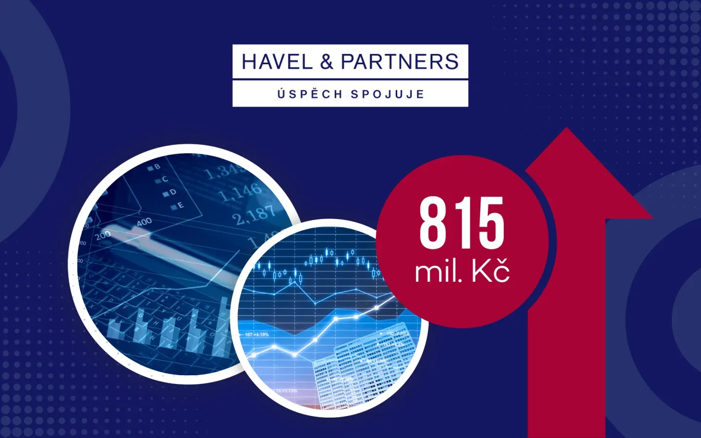 V prvním pololetí zaznamenala skupina HAVEL & PARTNERS tržby 815 milionů korun
